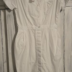 Classic White 1960s Nurse's Uniform